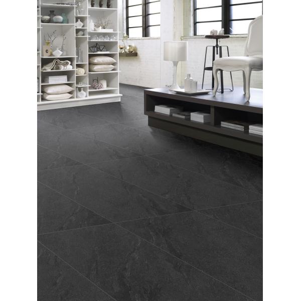 Dark Grey 600x1200mm Glazed Porcelain Indoor Floor Tile