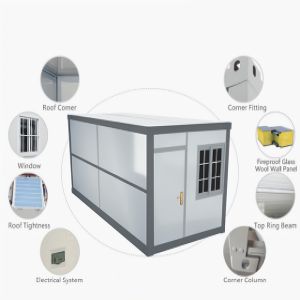 20ft Portable Foldable Prefab Fabricated Collapsible Container House