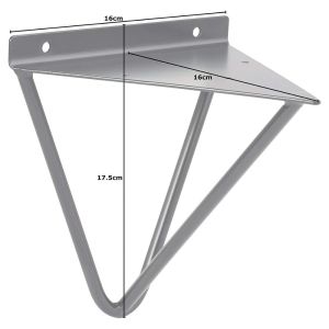 Shelf Bracket Pair of Prism Wall/Display Shelves DIY Shelf Concept with Screws