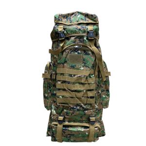 China Waterproof Multi-Function 80L Camouflage Mountain Backpack for Large Training and Hiking on sale