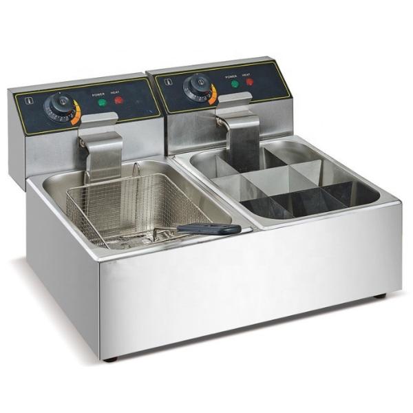 Buy 2.5KW Commercial Deep Fat Fryer Electric SUS 201 For Food Shop at wholesale prices