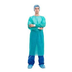 20gsm Disposable Isolation Clothing , CE FDA Isolation Gowns