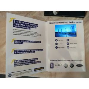 Customized Video In Print Brochure , Rechargeable LCD Video Business Cards