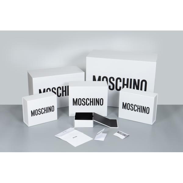 MOSCHINO Automatic Foldable Paper Boxes Gift Packaging With Magnets