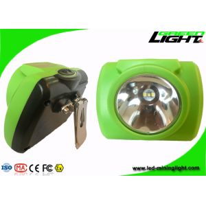 China IP68 Waterproof Mining Hard Hat Led Lights , Miners Helmet Light PC Material on sale
