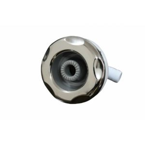 Stainless Steel Polished Stationary Eye Ball Hot Tub Jets 3.5" Directional Type