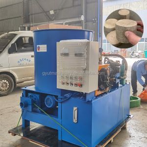 Hydraulic Sawdust Briquetting Press Machine Consumption Sawdust Pellets Making