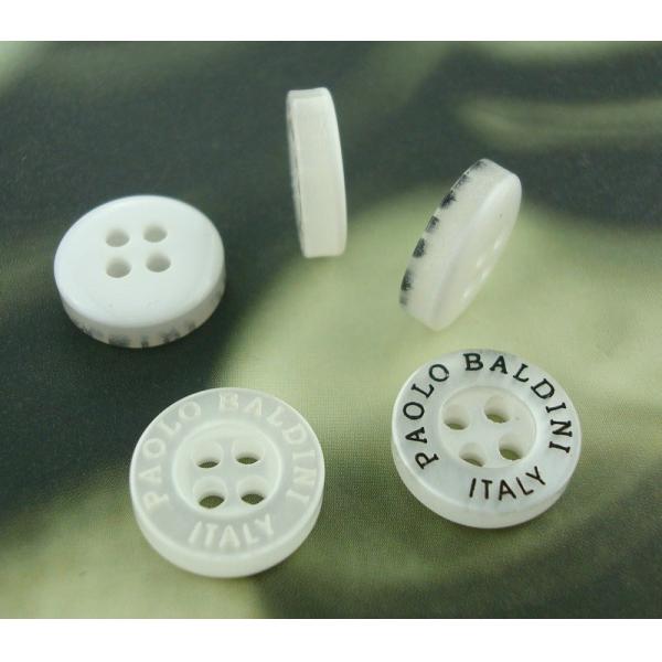Wholesale polyester chalk Resin Rod buttons for Shirt Coat