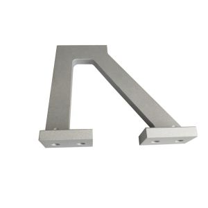 HAVC Aluminum Profile Bracket , Bracket Aluminium Profile Silver Sandblasting