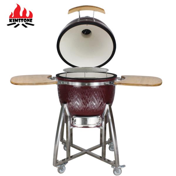 21 Inches KIMSTONE Outdoor Lifestyle Tandoori Kamado Ceramic Charcoal Grill