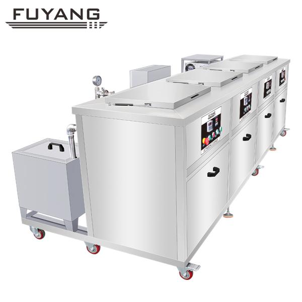 Buy Four Tank Ultrasonic Automotive Parts Cleaner 40KHz 135L SUS304 at wholesale prices