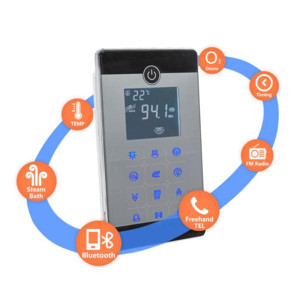 AC 110V/220V Steam Sauna Equipment 304 Stainless Steel Material LCD Display Screen Control
