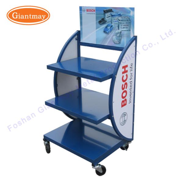 Buy Car Storage Shelf Electric Bike Metal Battery Display Rack at wholesale prices