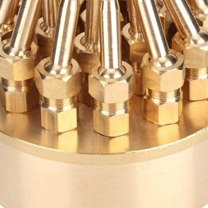 Brass DN40 1 1/2" 3 Layers Blossom Fountain Jet Nozzle