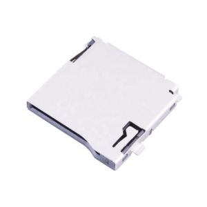 Copper Push-Push 6pin Female Sim Card Socket Connector