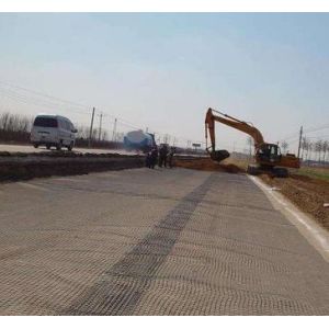 Soft Foundation Soil Reinforcement Geogrid Ground Grid Polyethylene Bidirectiona
