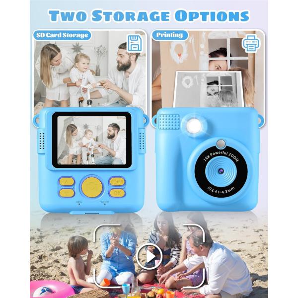 X11S Mini Dual Lens Kids Camera 1080P Bunny Cartoon Children Camera Adorable Toy Kids Selfie Digital Camera As Gift Prize