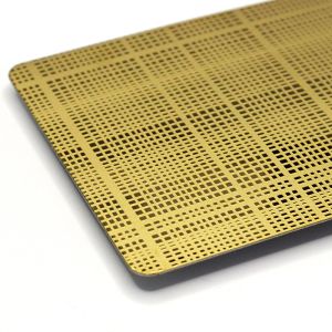 304 316 Etched Stainless Steel Sheet Decorative Color SS Plate 3mm Thickness
