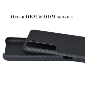 Samsung S21 Half Cover Aramid Fiber Phone Case Carbon Case