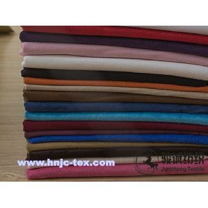 Soft handle suede fabric/ Micro suede for woman dress and other apparels