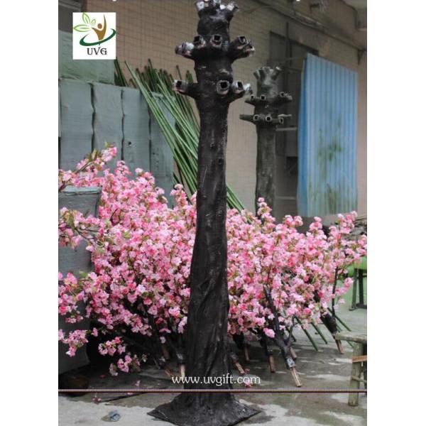 UVG 10ft pink artificial blossom tree with silk cherry flowers for indoor event decoration