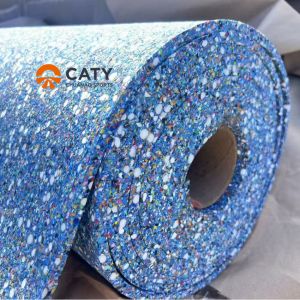 14mm Quick-Install Recycled Rubber Roll for Outdoor Running Tracks