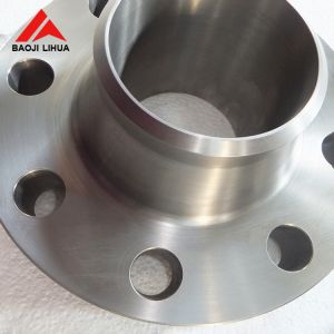 Titanium flange and titanium alloy flange