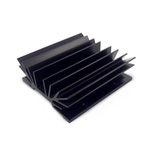 China Heat Sink	Standard Extrusion Profiles With Anodizing Black Surface Treatment on sale