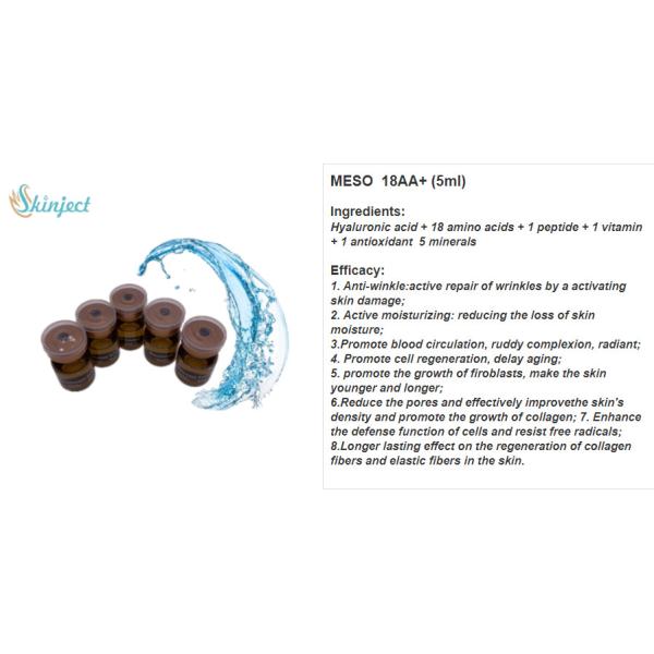 Transparent Anti Aging Mesotherapy Solution Colorless