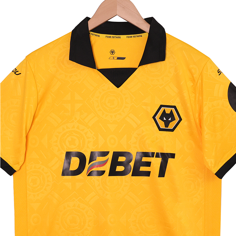 Wolves 2025-2026 Home Jersey - Breathable Polyester Football Shirt