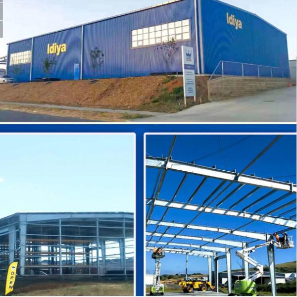 Buy Custom Steel Structure Warehouse Building with H Section Beams at wholesale prices