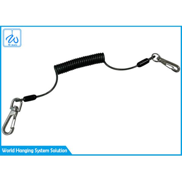 Buy 3mm Spring Lanyard Tool Tethers Fall Protection For Tools at wholesale prices