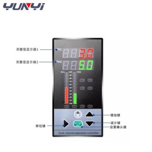 LCD Dual Loop Pressure Temperature Controller Liquid Level Monitor