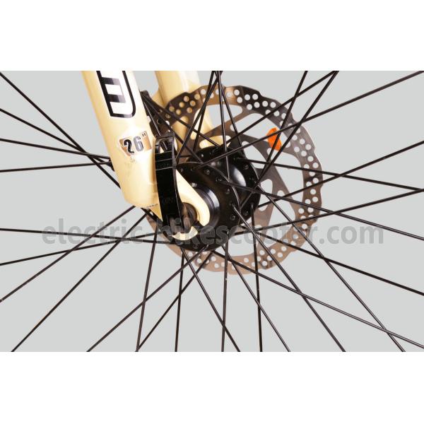 32km/H Mens Mid Motor Electric Bike , 36V 350W Mid Motor Electric Mountain Bike