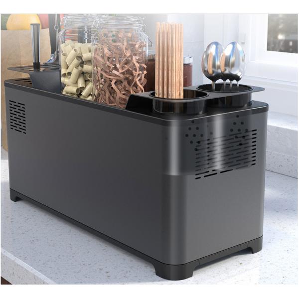 Dustproof 43cm Length Steel Kitchen Basket Rack For Seasoning