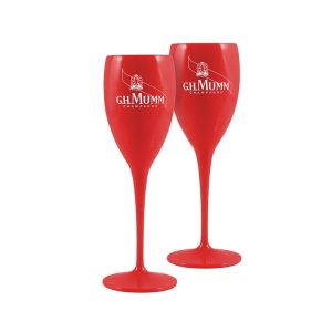 Eco - Friendly Clicquot Champagne Glasses Reusable Shatterproof Recyclable Veuve
