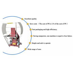 PE Belt Tying Bundling Automatic Carton Packing Machine For Box Stripping
