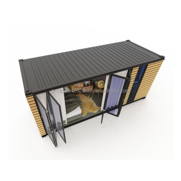 Steel Frame Galvanized Steel Bending 180g for 20ft Studio Wooden Exterior Walls Shipping Container Home Stylish Container Houses