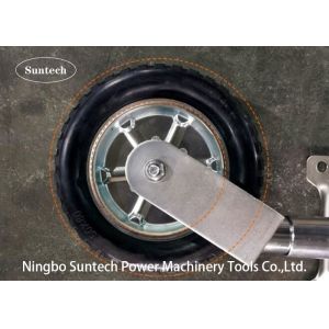 250mm Travel 750kg Steel Rim Rubber Trailer Jockey Wheel