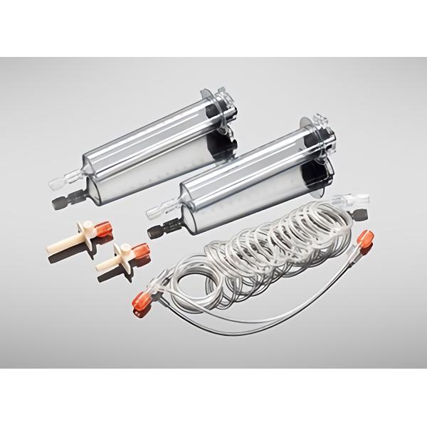 Buy 1-250cm Connecting Tube 2-65ml High Pressure Syringe Injector Double Cylinder at wholesale prices