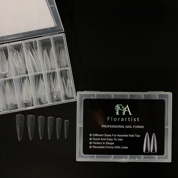 Extension Nails Ultra Short Almond Nail Clear Full Cover Press Gel French Style Soft Gel Tips With Logo Custom