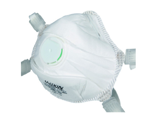 Buy White FFP3 Dust Mask Easy Breathing With Filtering Facepiece Respirator at wholesale prices
