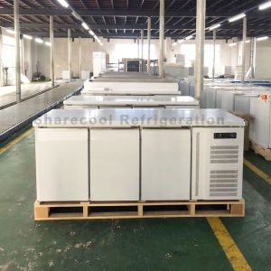 AISI304 Stainless Steel Undercounter Refrigerator Auto Defrosting Fan Cooling