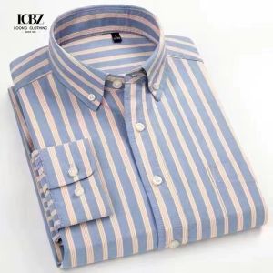 Embroidery Business Vintage Oxford 100% Cotton Working Silk Shirt Print Dress