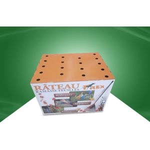 Full Color Flexo Pring Cardboard Dump Bins Cardboard Display Units for Market