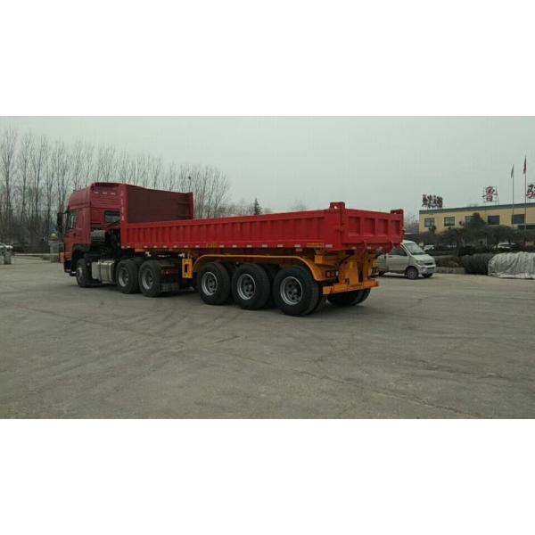 45 Ton Heavy Duty Semi Trailers With 8.0-20 Tires And 8000kg Tare Weight