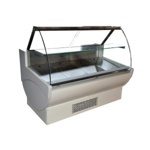 Fan Cooling 85L Curved Glass Deli Display Fridge
