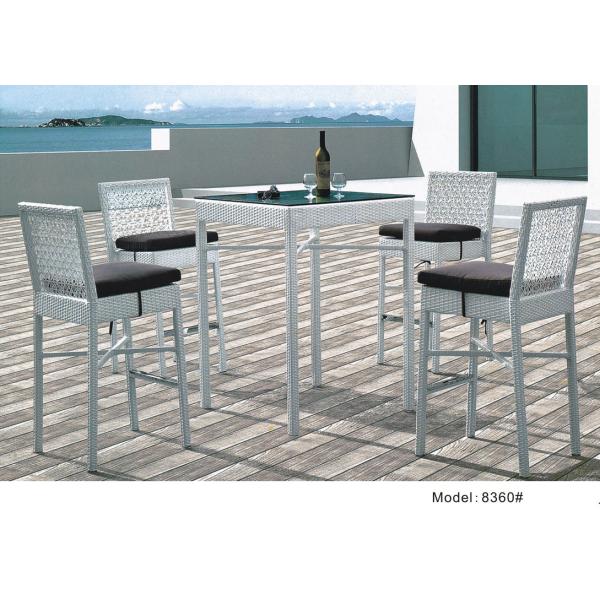 Buy Outdoor furniture rattan poolside dinning set--8360 at wholesale prices