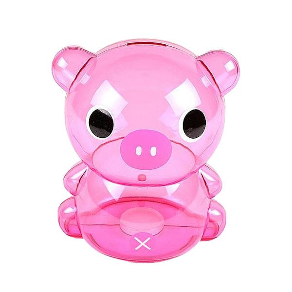 Buy Custom Pink Plastic Transparent Piggy Bank Money Box at wholesale prices