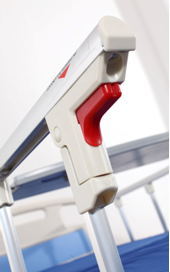 Hydraulic MOTECK Motorized Adjustable Hospital Bed Medical Grade 250kg With Footboards